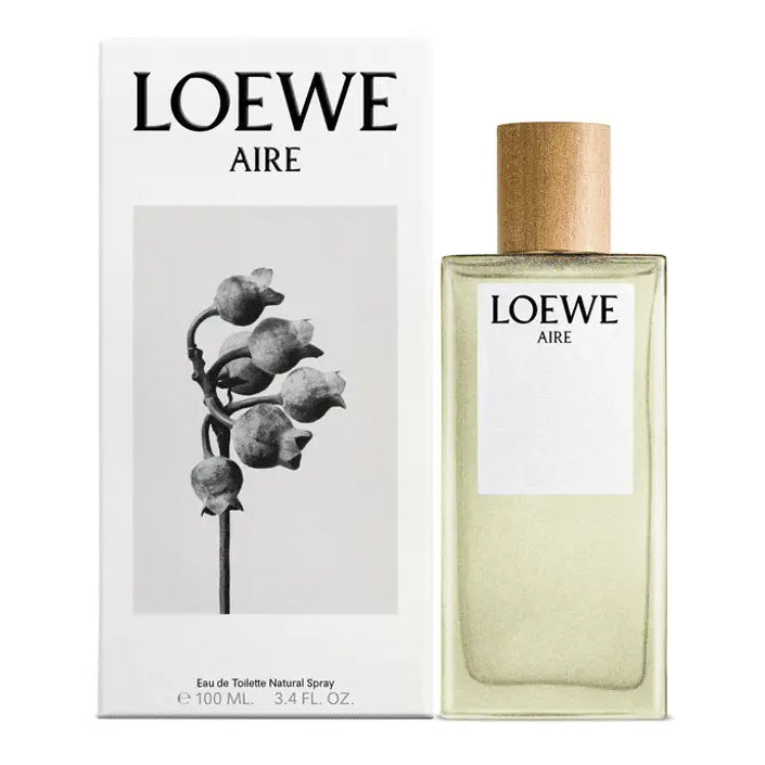 Perfume Aire de Loewe para mujer fragancia floral fresca con notas de flor de azahar jazmín y almizcle presentación de 100 ml Eau de Toilette