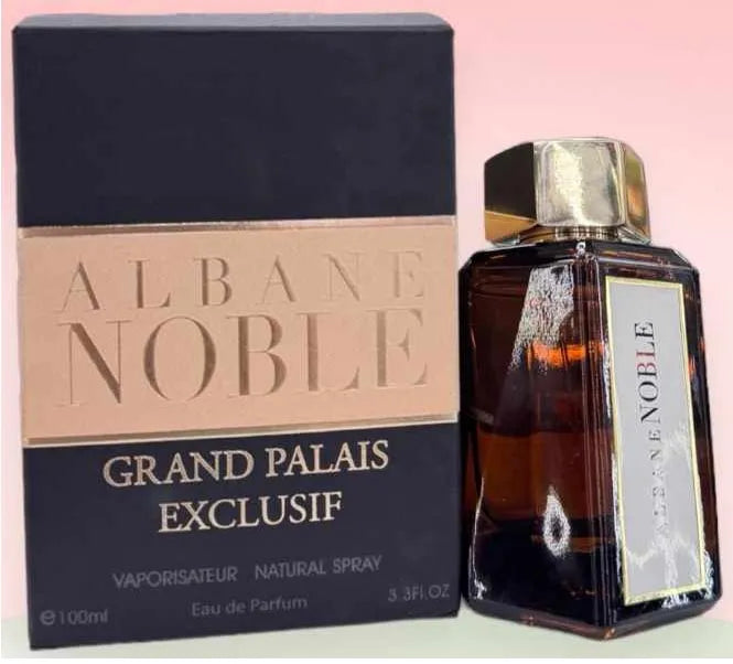 Perfume Albane Noble Grand Palais Exclusif para hombre fragancia amaderada especiada con notas de cardamomo pachulí y vainilla bourbon presentación de 100 ml Eau de Parfum