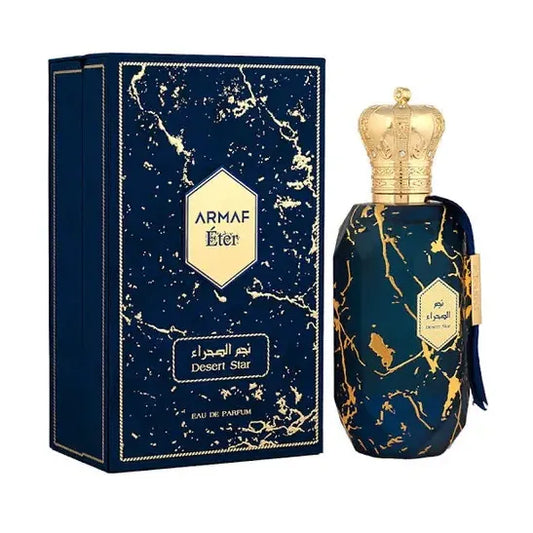 Perfume Armaf Eter Desert Star unisex 100ml Eau de Parfum fragancia oriental con notas de ámbar especias y maderas nobles
