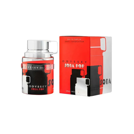 Perfume Armaf Odyssey Soda Pop EDP 100 ml unisex con aroma cítrico gourmand y acorde de cola