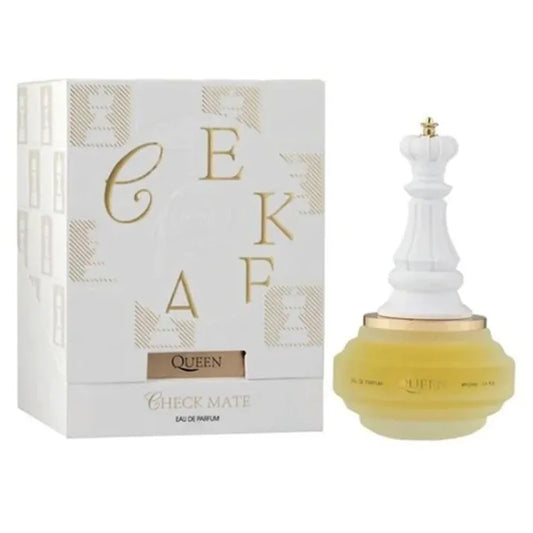 Perfume Armaf Queen Check Mate para mujer 100ml Eau de Parfum fragancia floral frutal con notas de pera y jazmín
