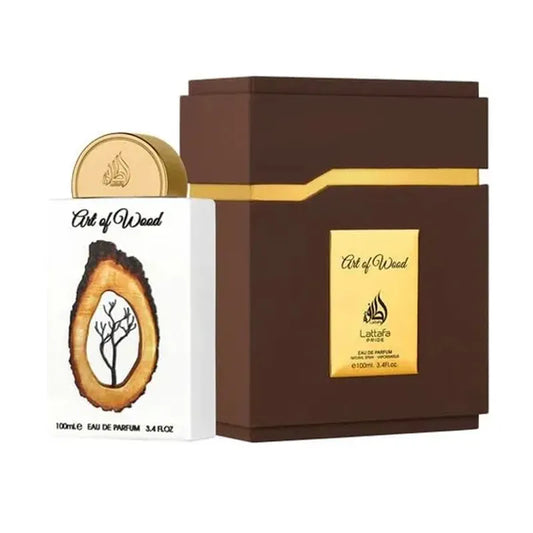 Perfume Art of Wood de Lattafa Pride Unisex Eau de Parfum 100ml con exquisita fragancia amaderada oriental
