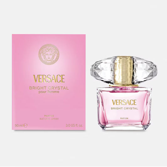 Perfume Bright Crystal Versace para mujer fragancia floral frutal con notas de granada yakuza flor de peonía y musk presentación de 90 ml Parfum