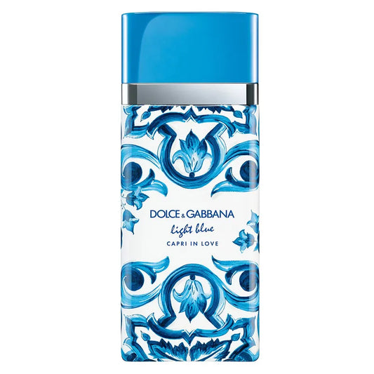 perfume capri in love light blue dolce gabbana mujer en frasco azul