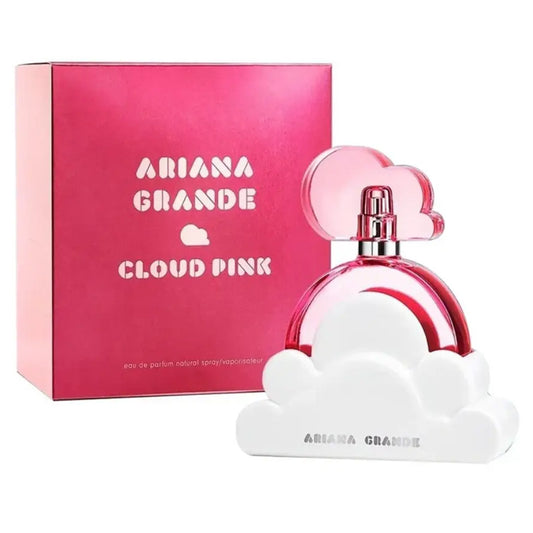 Perfume Cloud Pink Ariana Grande para mujer fragancia gourmand floral con notas de frambuesa algodón de azúcar y vainilla bourbon presentación de 100 ml Eau de Parfum