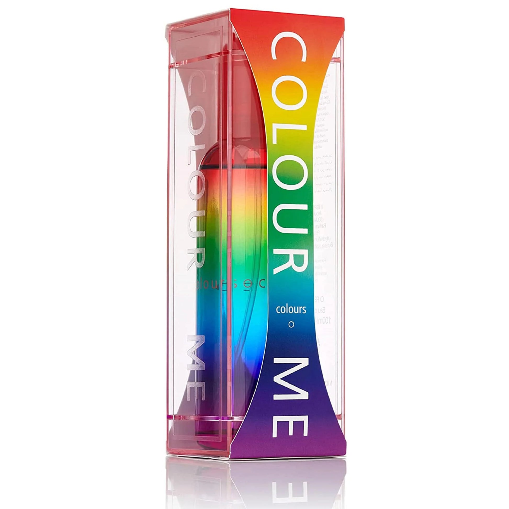 Botella de perfume Colour Me Colours Milton Lloyd 100ml unisex con notas florales frutales modernas