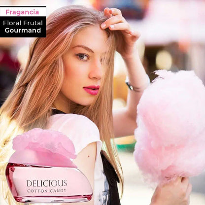 Caja original del perfume Delicious Cotton Candy Gale Hayman Mujer 100 ml