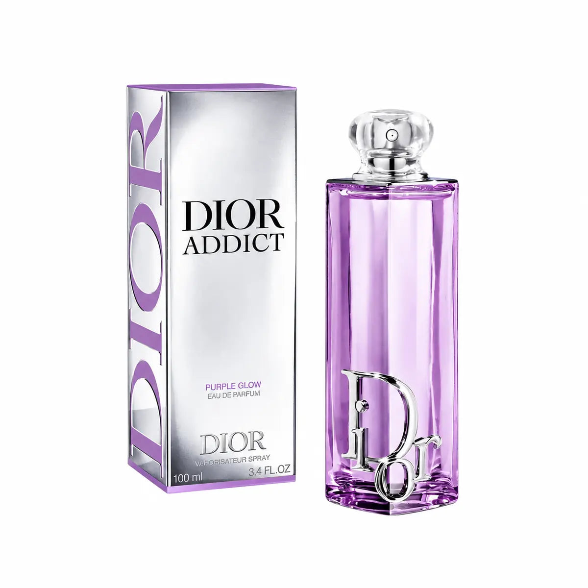 Perfume Dior Addict Purple Glow EDP 100 ml con notas de frambuesa, iris de Toscana y vainilla