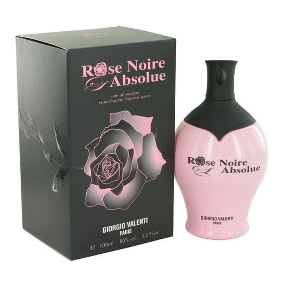 Fragancia femenina Rose Noire Absolue de Giorgio Valenti EDP 100ml con intensas notas de rosas negras y vainilla