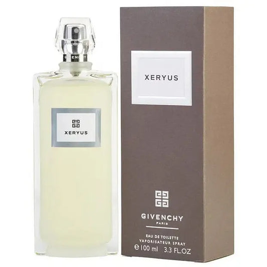 Botella negra Givenchy Xeryus Les Parfums Mythiques 100ml con diseño escultórico