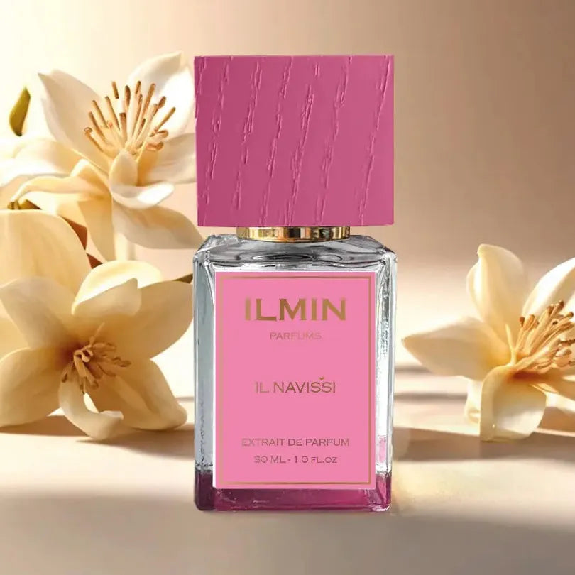 Frasco Ilmin Il Navissi Extrait diseño elegante 30 ml
