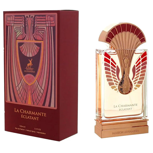 perfume la charmante eclatant maison alhambra en presentación elegante