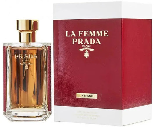 perfume la femme intense prada mujer eau de parfum 100ml fragancia femenina intensa con notas de flor de naranjo y pachulí ideal para la noche