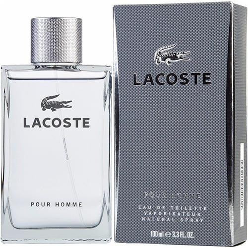 perfume lacoste silver original 100ml hombre