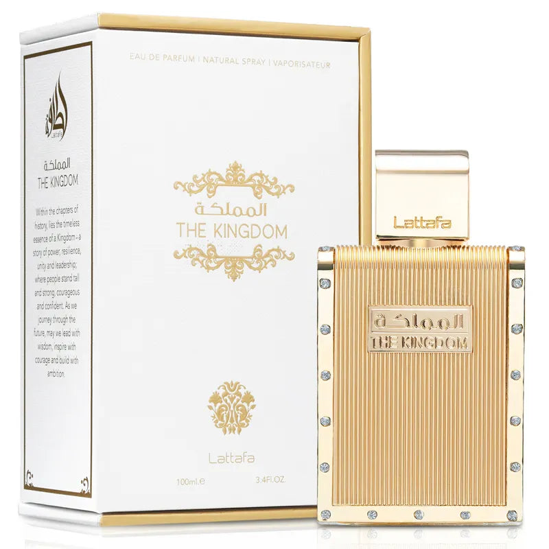 Perfume Lattafa The Kingdom para hombres fragancia masculina intensa y elegante 100ml Eau de Parfum

