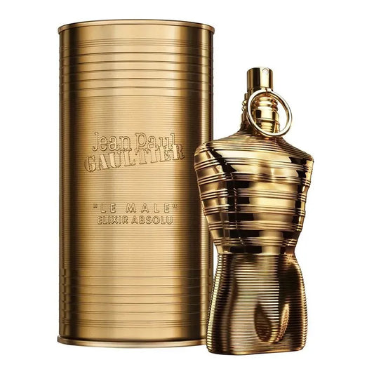 perfume le male elixir absolu jean paul gaultier en frasco negro