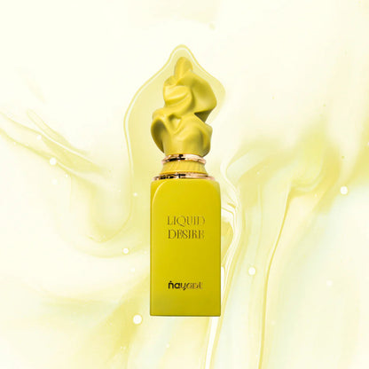 Presentación original del perfume Liquid Desire Nayaat