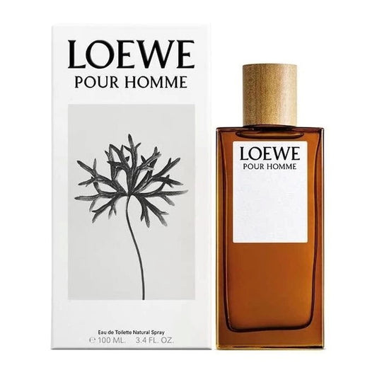 Perfume Loewe Pour Homme para hombre fragancia aromática fresca con notas de lavanda bergamota y almizcle presentación de 100 ml Eau de Toilette