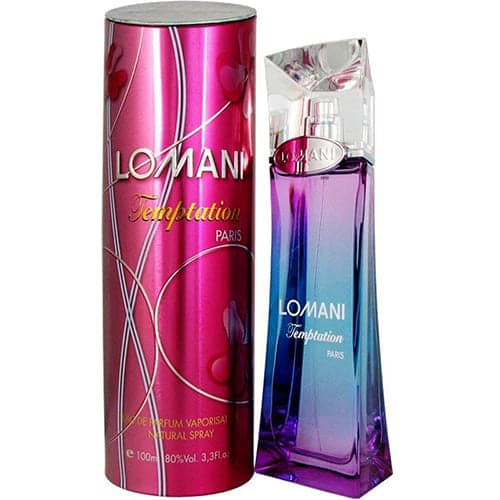 perfume lomani temptation 100ml mujer
