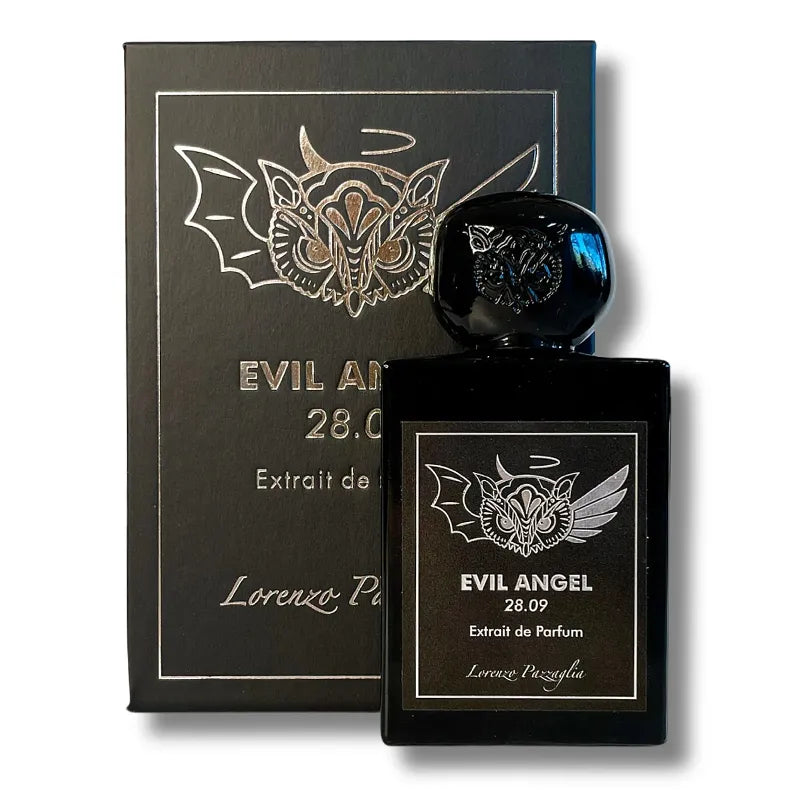 Fragancia intensa Evil Angel 2809 de Lorenzo Pazzaglia Extrait 50ml con notas picantes de pimienta negra y ámbar