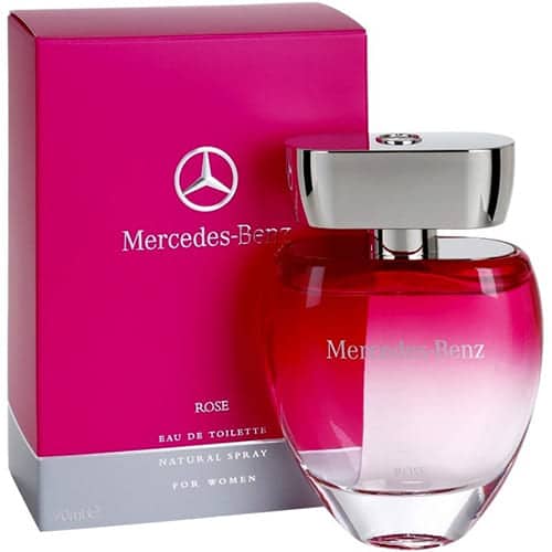 perfume mercedes benz rose 90ml mujer