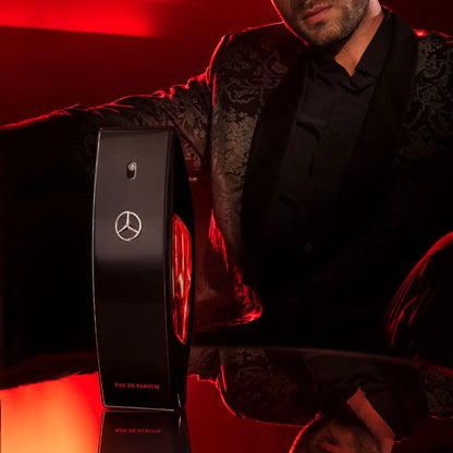 imagen del perfume Mercedes Benz Club Black eau de parfum visto de frente