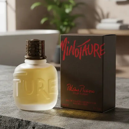 Presentación del perfume Minotaure Paloma Picasso de 75 ml