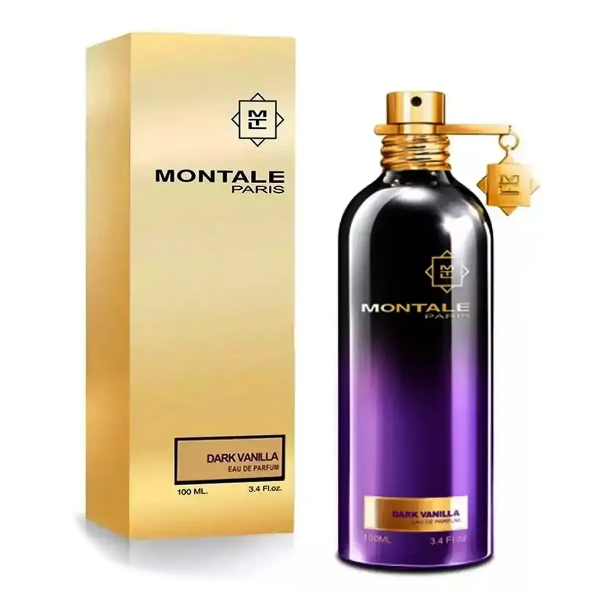 Perfume Montale Dark Vanilla Eau de Parfum de 100ml unisex en frasco de aluminio
