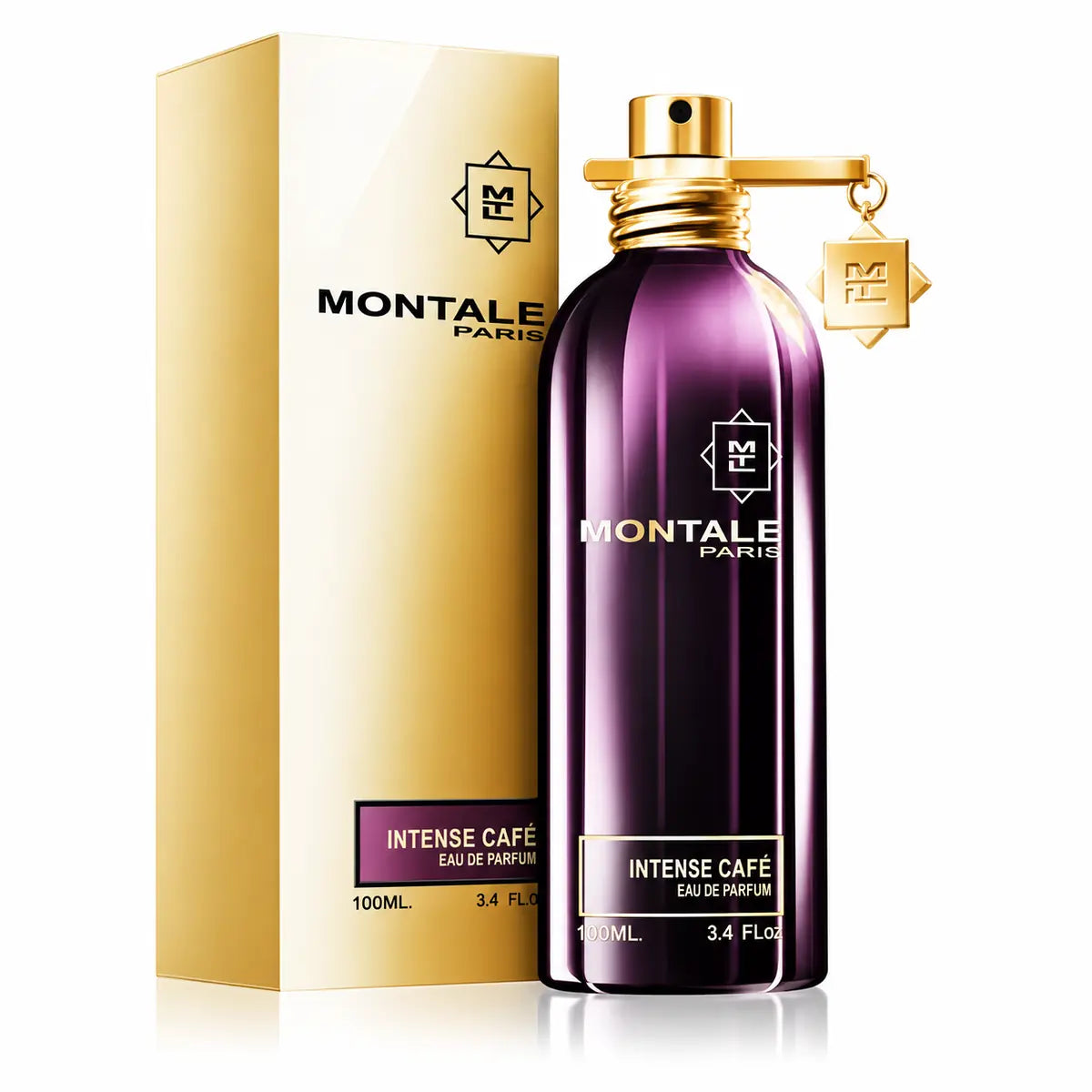 Perfume Montale Intense Café EDP 100 ml unisex con aroma de café, rosa y vainilla