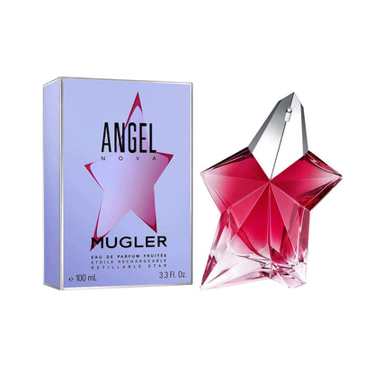 Perfume Mugler Angel Nova Fruitee EDP 100 ml para mujer con aroma floral afrutado y amaderado