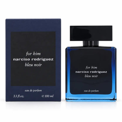 Perfume Narciso Rodriguez Bleu Noir EDP 100 ml con notas de bergamota, cedro, vetiver y ámbar