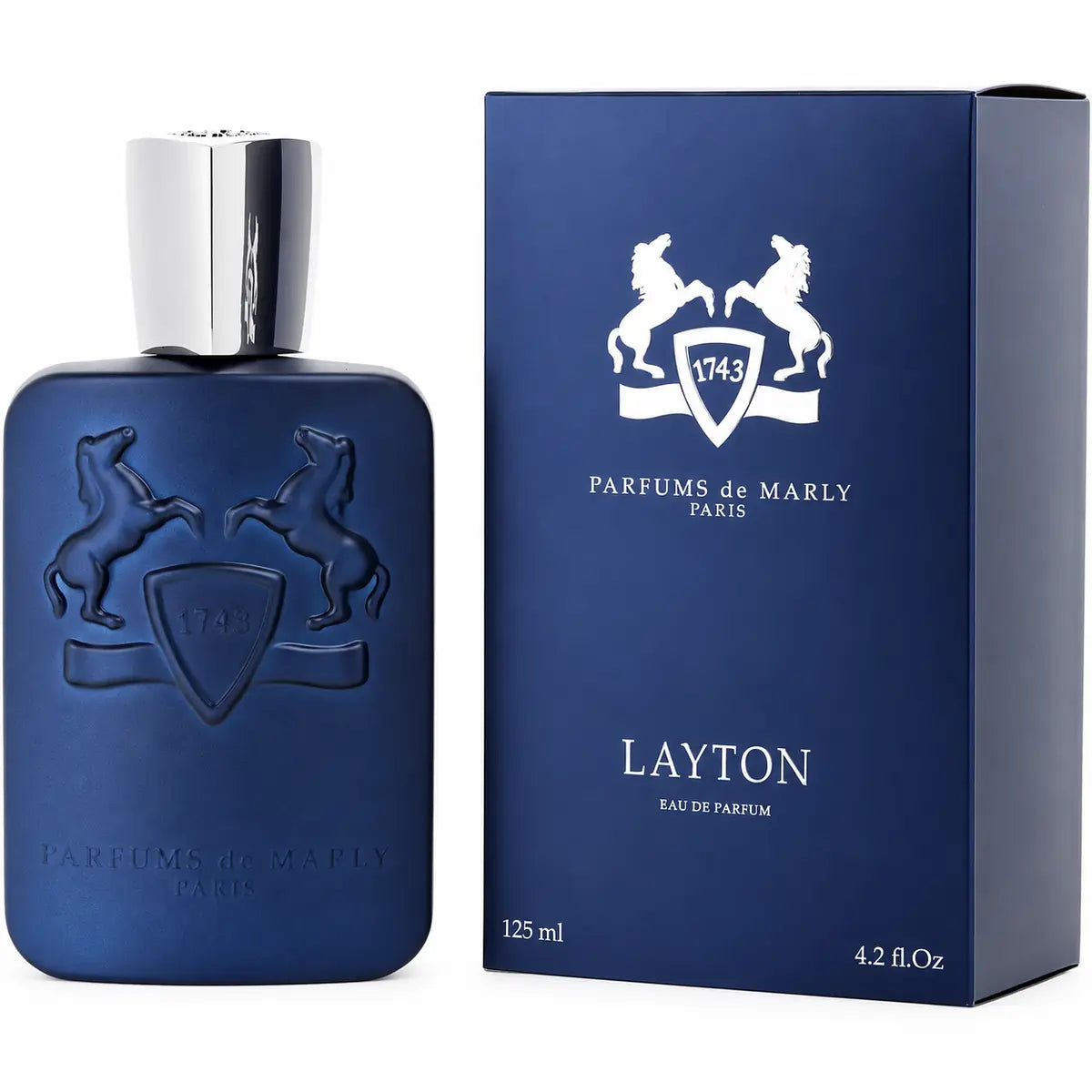 Perfume Parfums de Marly Layton EDP 125 ml para hombre con aroma avainillado, fresco y especiado