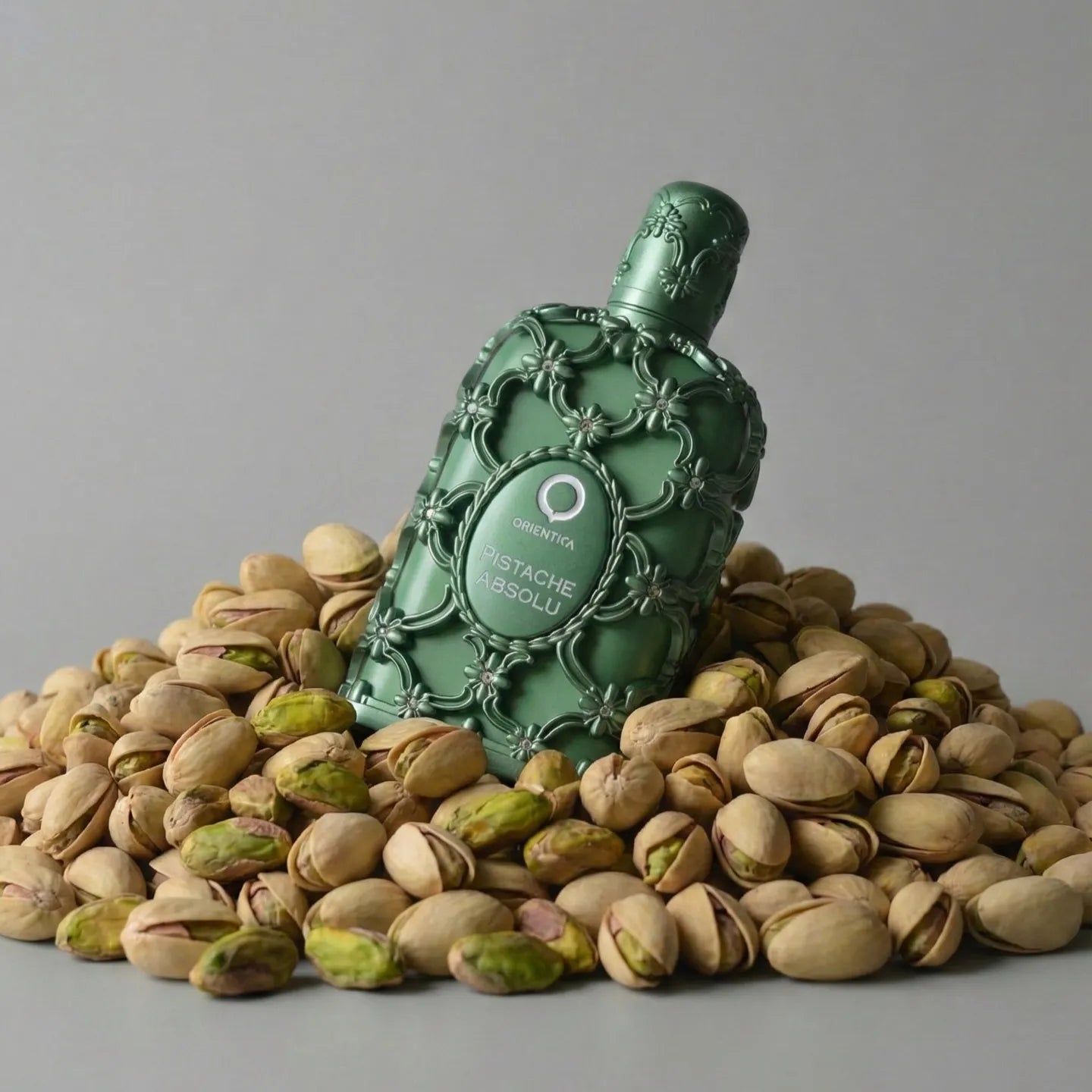 Presentación original del perfume Pistache Absolu Orientica