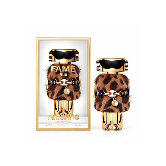 perfume rabanne fame feline edp 80 ml mujer con caja y frasco