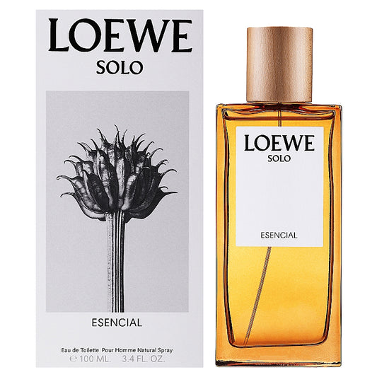 Perfume Solo Loewe Esencial para hombre fragancia cítrica aromática con notas de bergamota lavanda y almizcle presentación de 100 ml Eau de Toilette