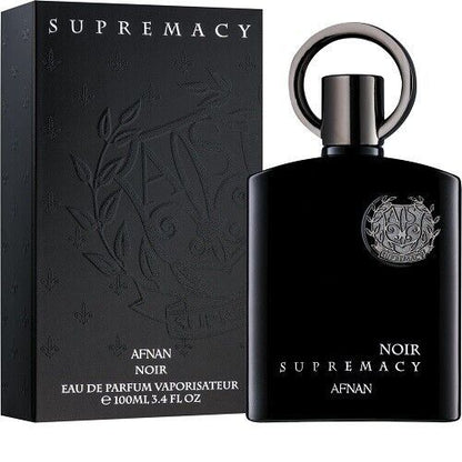 Perfume Supremacy Noir de Afnan para hombre Eau de Parfum 100ml con intensas notas amaderadas y especiadas de larga duración
