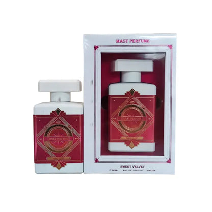 Botella rosa aterciopelada perfume Sweet Velvet Mast Perfume EDP 100ml para mujer