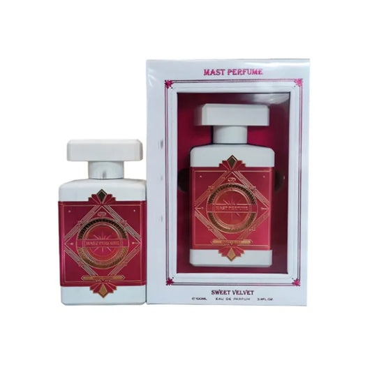 Botella rosa aterciopelada perfume Sweet Velvet Mast Perfume EDP 100ml para mujer
