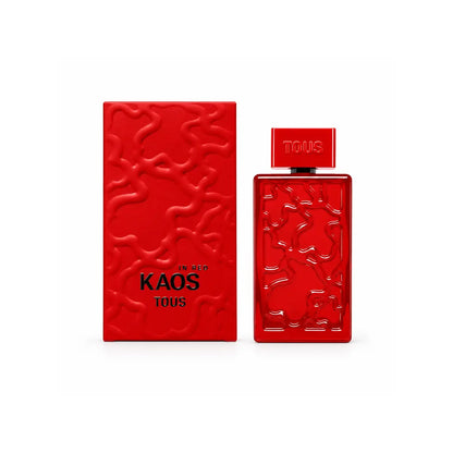 perfume tous kaos in red edp 100 ml con notas de mandarina, coco y praliné