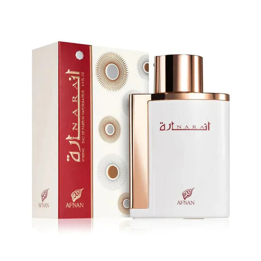 perfume afnan inara white unisex frasco de 100ml con diseño claro y elegante