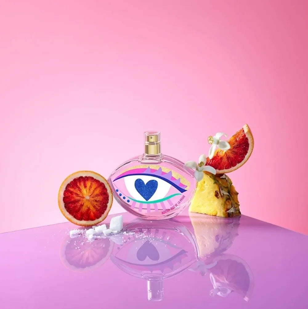 foto del perfume agatha ruiz de la prada look fun destacando su presentación divertida y esencia floral frutal
