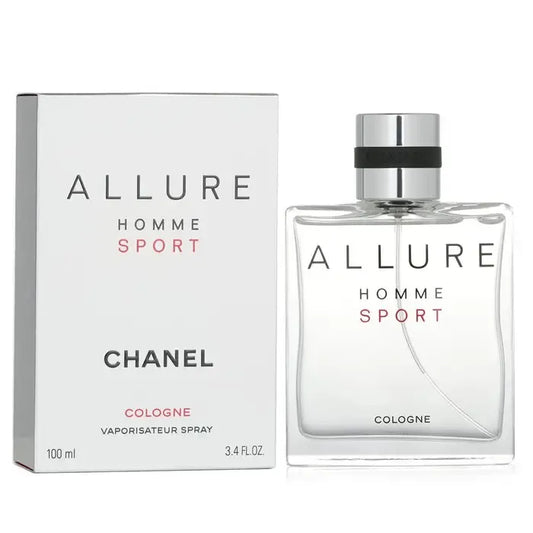 perfume allure homme sport cologne chanel para hombre frasco de 100ml con diseño minimalista