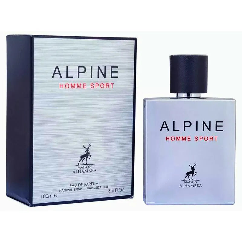perfume alpine homme sport maison alhambra eau de parfum para hombre frasco de 100ml con diseño moderno
