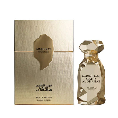 perfume arabiyat mahd al dhahab 100ml eau de parfum fragancia oriental amaderada cálida intensa para hombres y mujeres