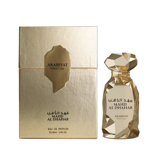 perfume arabiyat mahd al dhahab 100ml eau de parfum fragancia oriental amaderada cálida intensa para hombres y mujeres