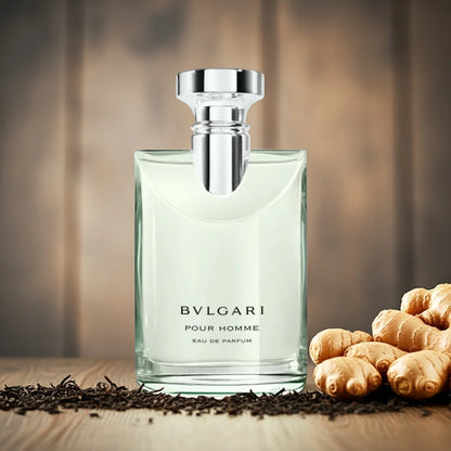 foto del perfume bvlgari pour homme eau de parfum destacando su presentación clásica y sofisticada