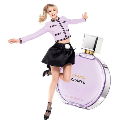 Fragancia femenina Chanel Chance Eau Splendide 100ml Eau De Parfum con notas de geranio iris almizcle blanco y cedro