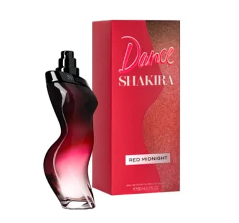 Perfume Dance Red Midnight de Shakira para mujer en frasco de 80ml