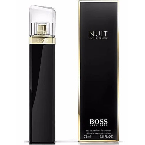 perfume hugo boss nuit mujer 75ml eau de parfum fragancia floral oriental elegante con aroma femenino y sofisticado