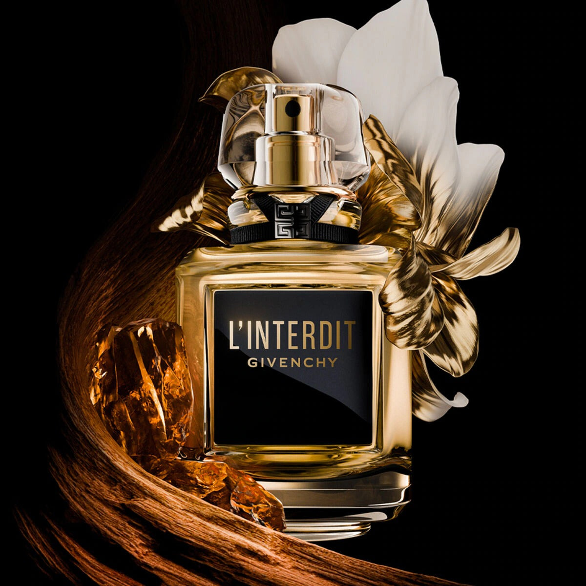fragancia femenina givenchy l interdit parfum 80ml aroma floral ambarado elegante